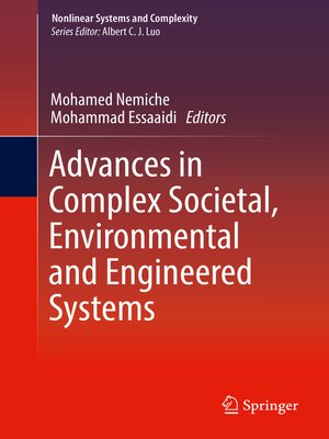 cover image of Advances in Complex Societal, Environmental and Engineered Systems